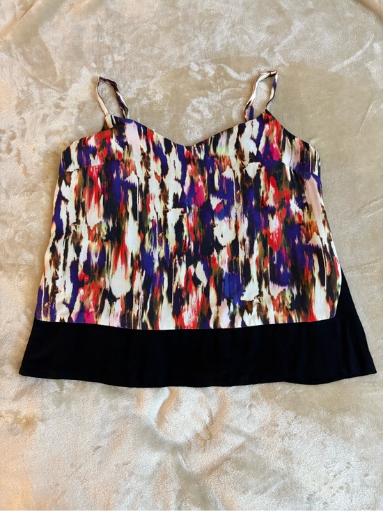 French Connection Tops - French Connection Cami with Abstract Print and Adjustable Straps Size 8